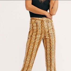 Free People Snakeskin Pants